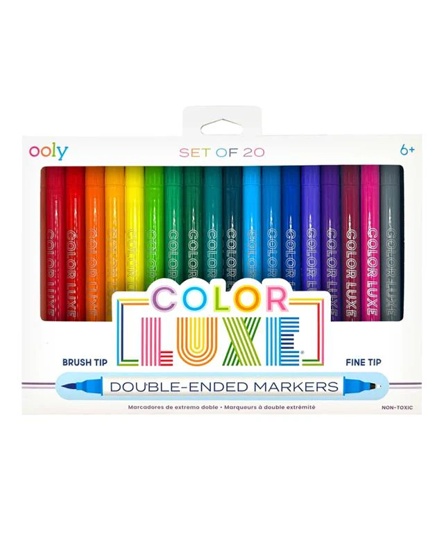 Color Luxe Double ended Markers Set of 20