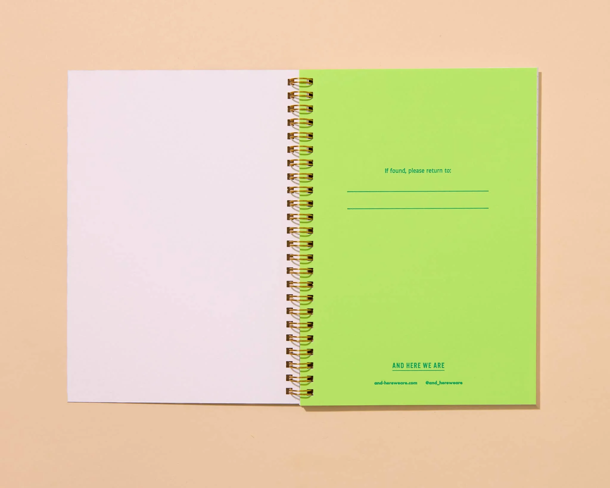 Colorful Summer Letterpress A5 Spiral Notebook — Tomato Vine - Image 4