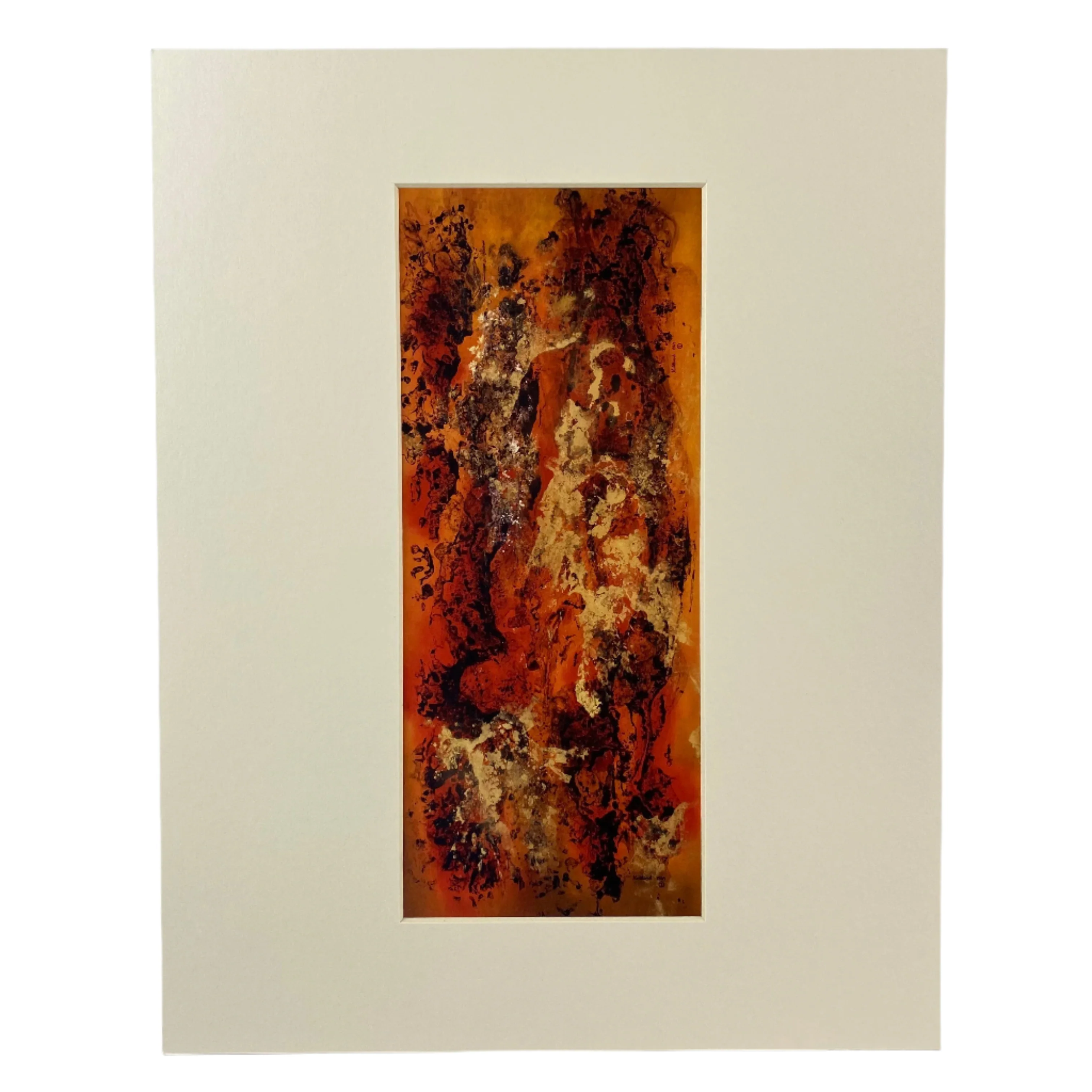 Concerning Burma Matted Print