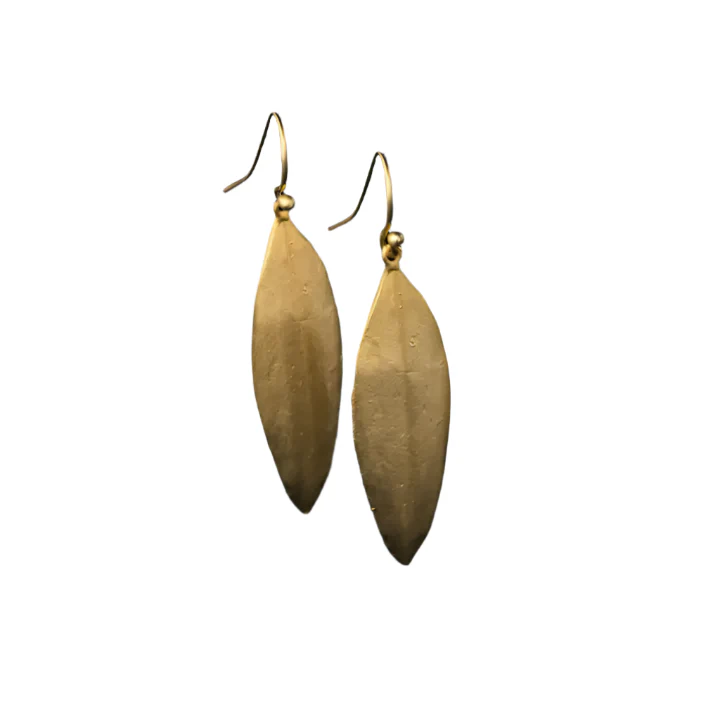 Cordyline Leaf Wire Earrings