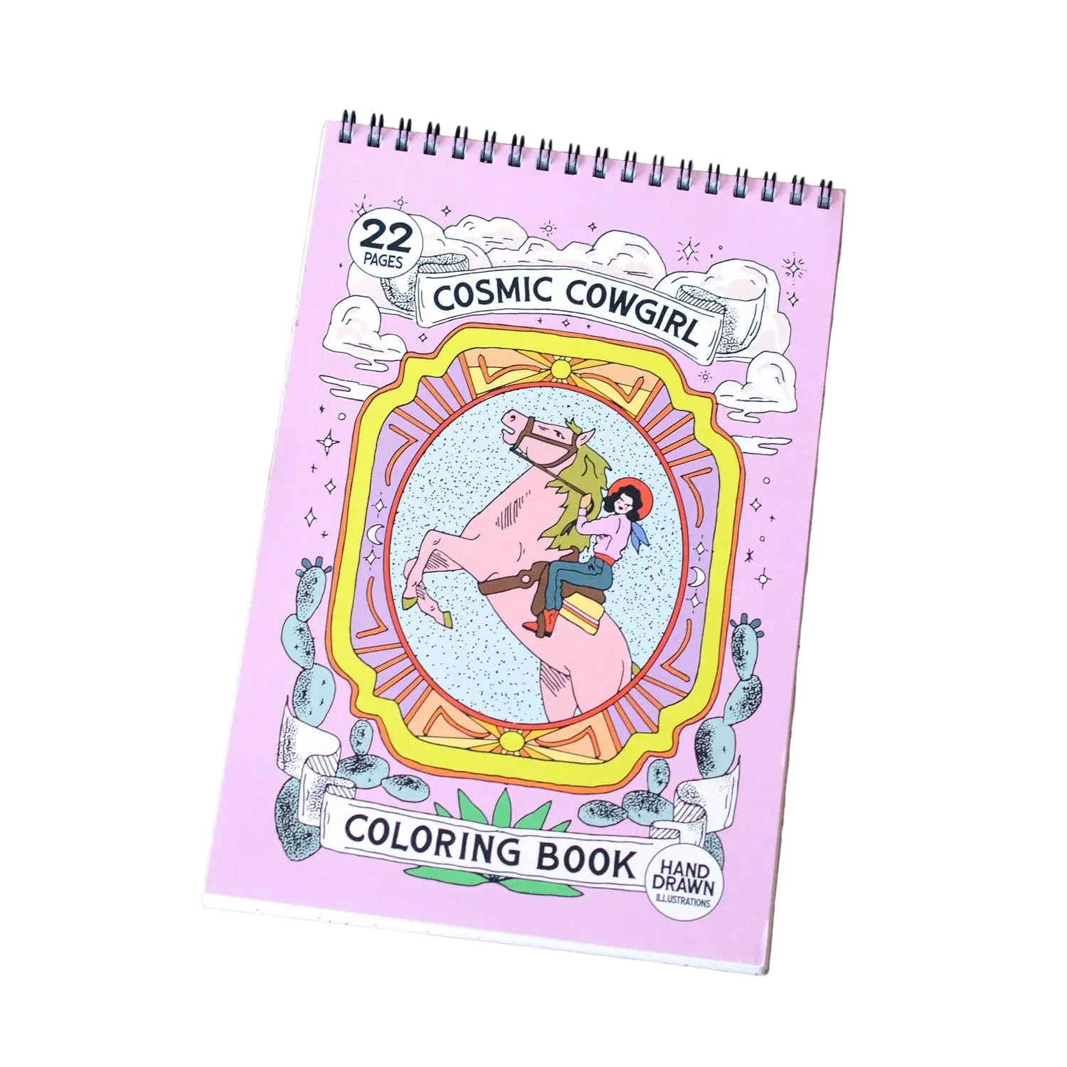 Cosmic Cowgirl Premium Coloring Book