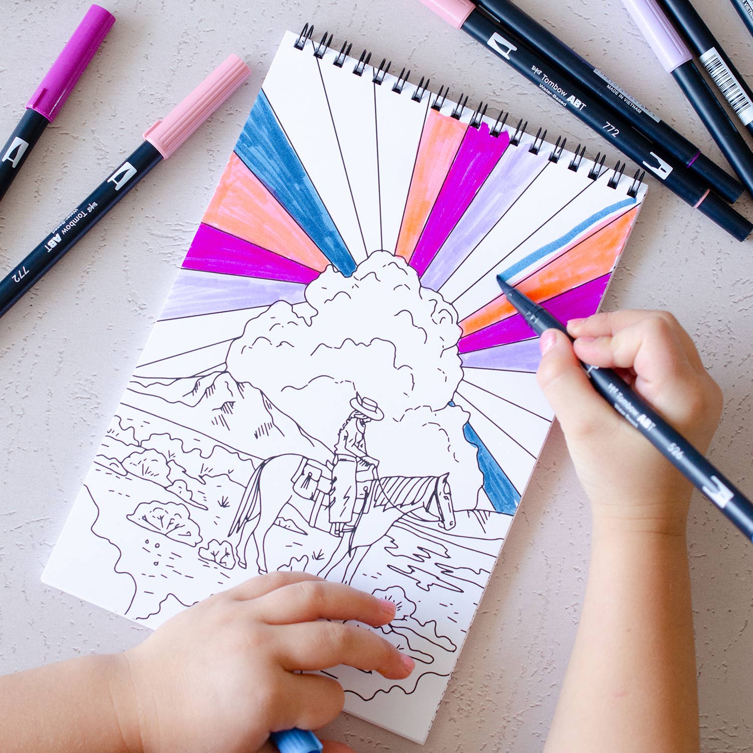 Cosmic Cowgirl Premium Coloring Book - Image 2