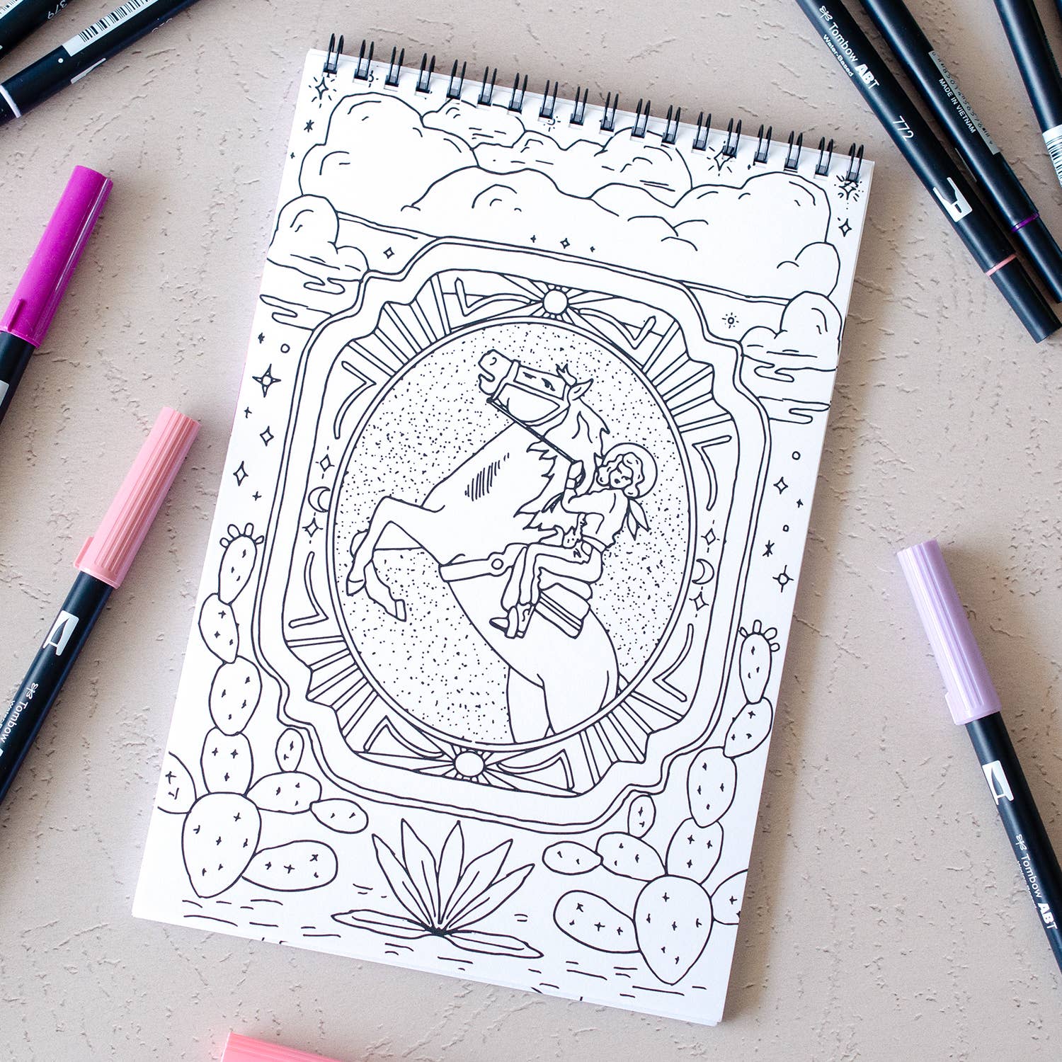 Cosmic Cowgirl Premium Coloring Book - Image 3