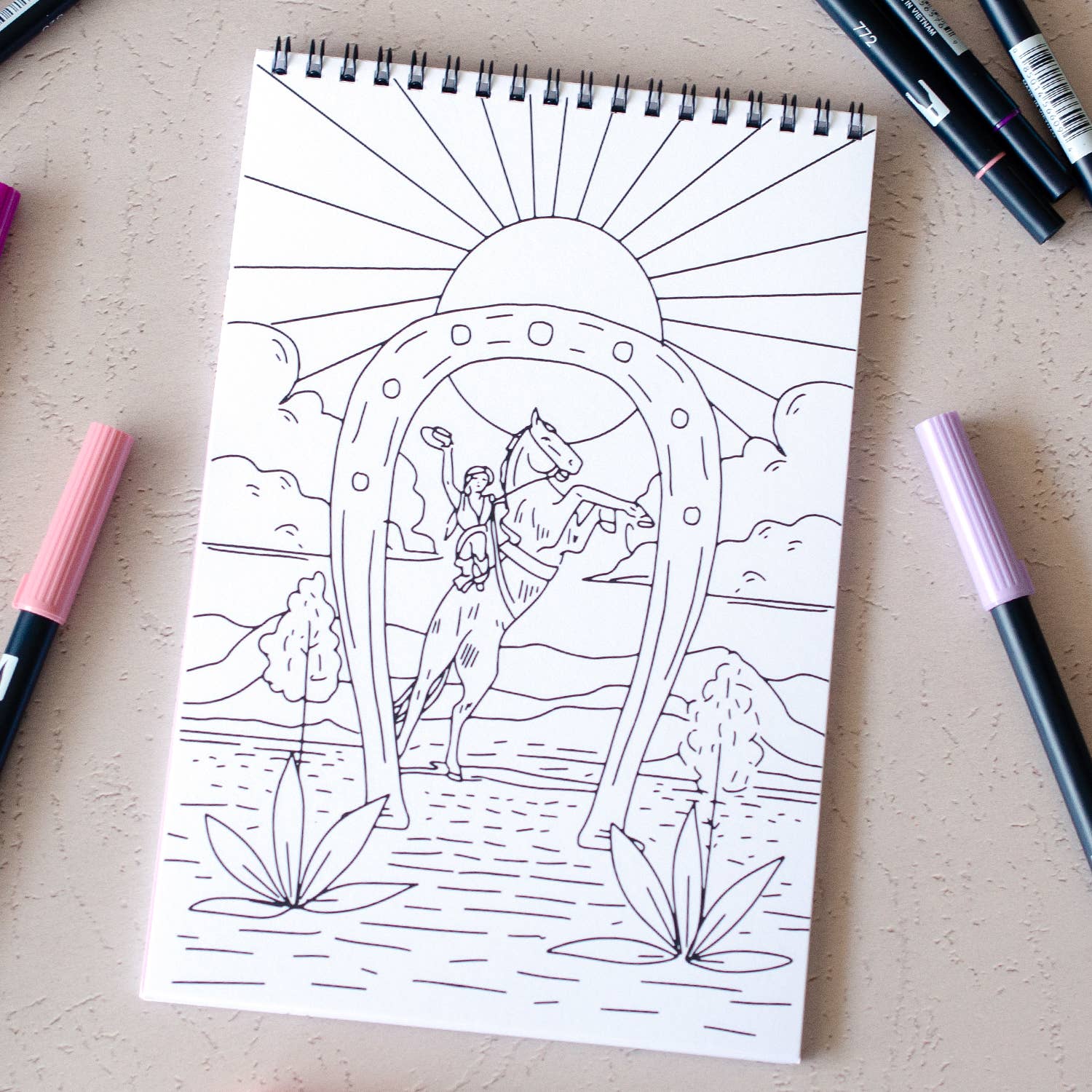 Cosmic Cowgirl Premium Coloring Book - Image 5