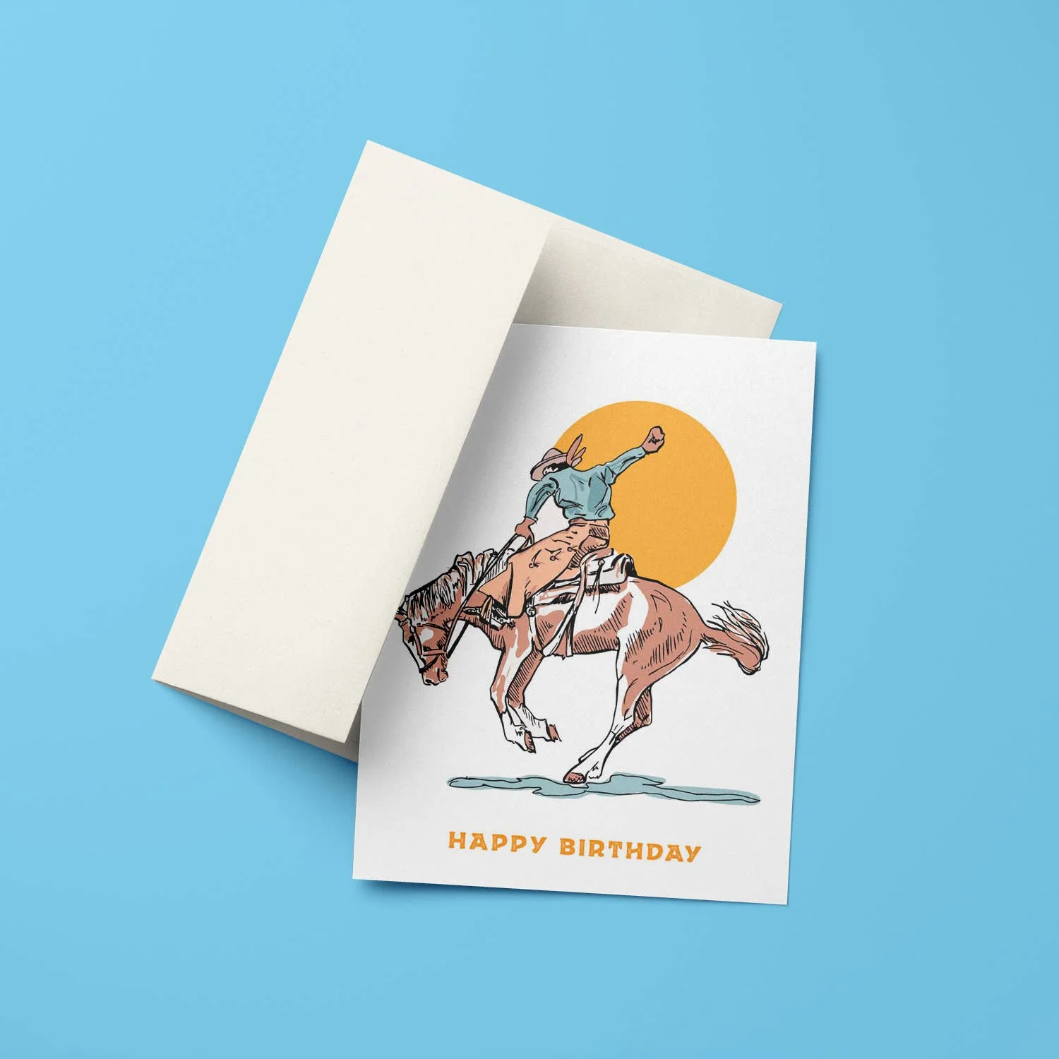 Cowboy Birthday Greeting Card - Image 3
