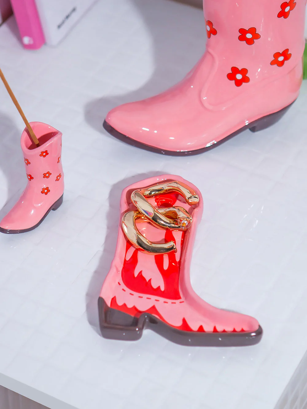 Cowboy boot trinket tray - Image 2