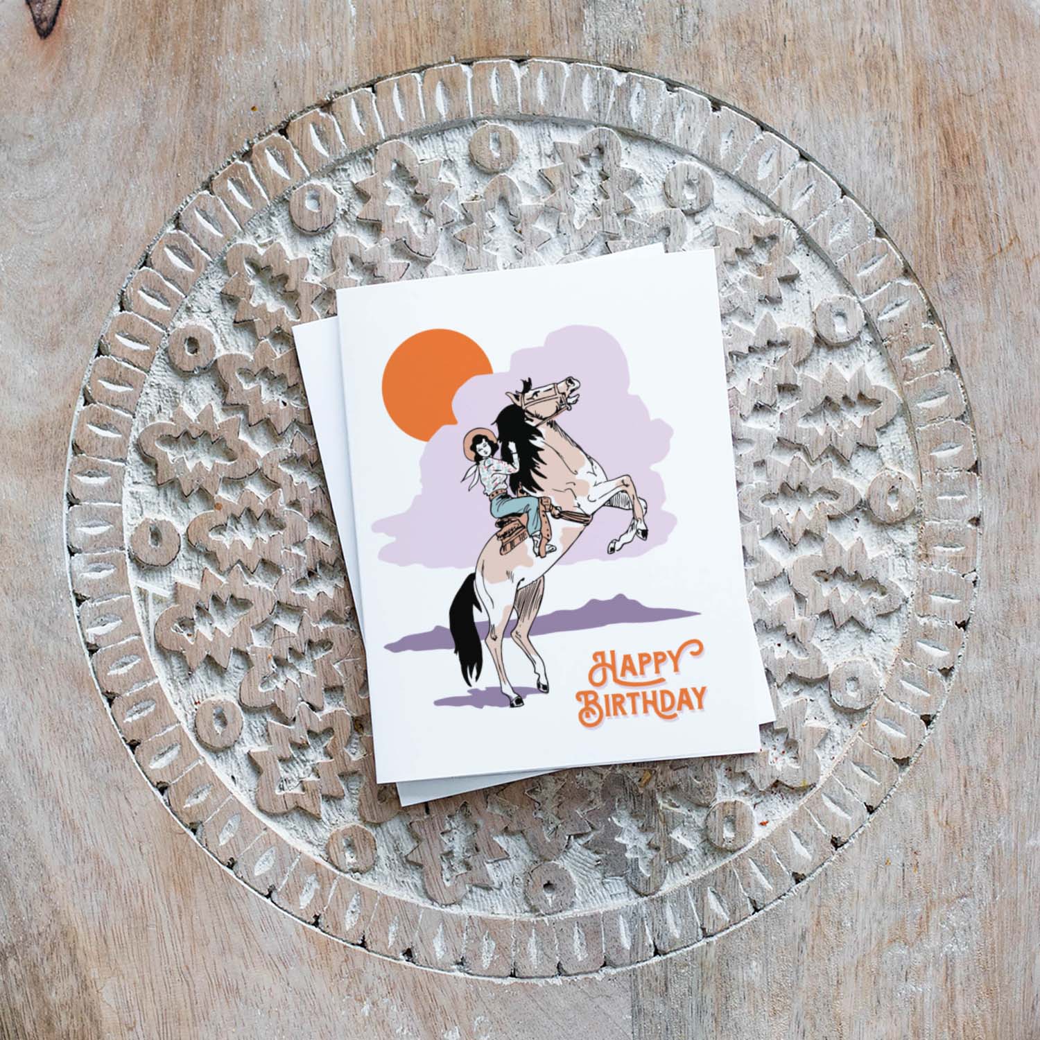Cowgirl Birthday Greeting Card - Image 3