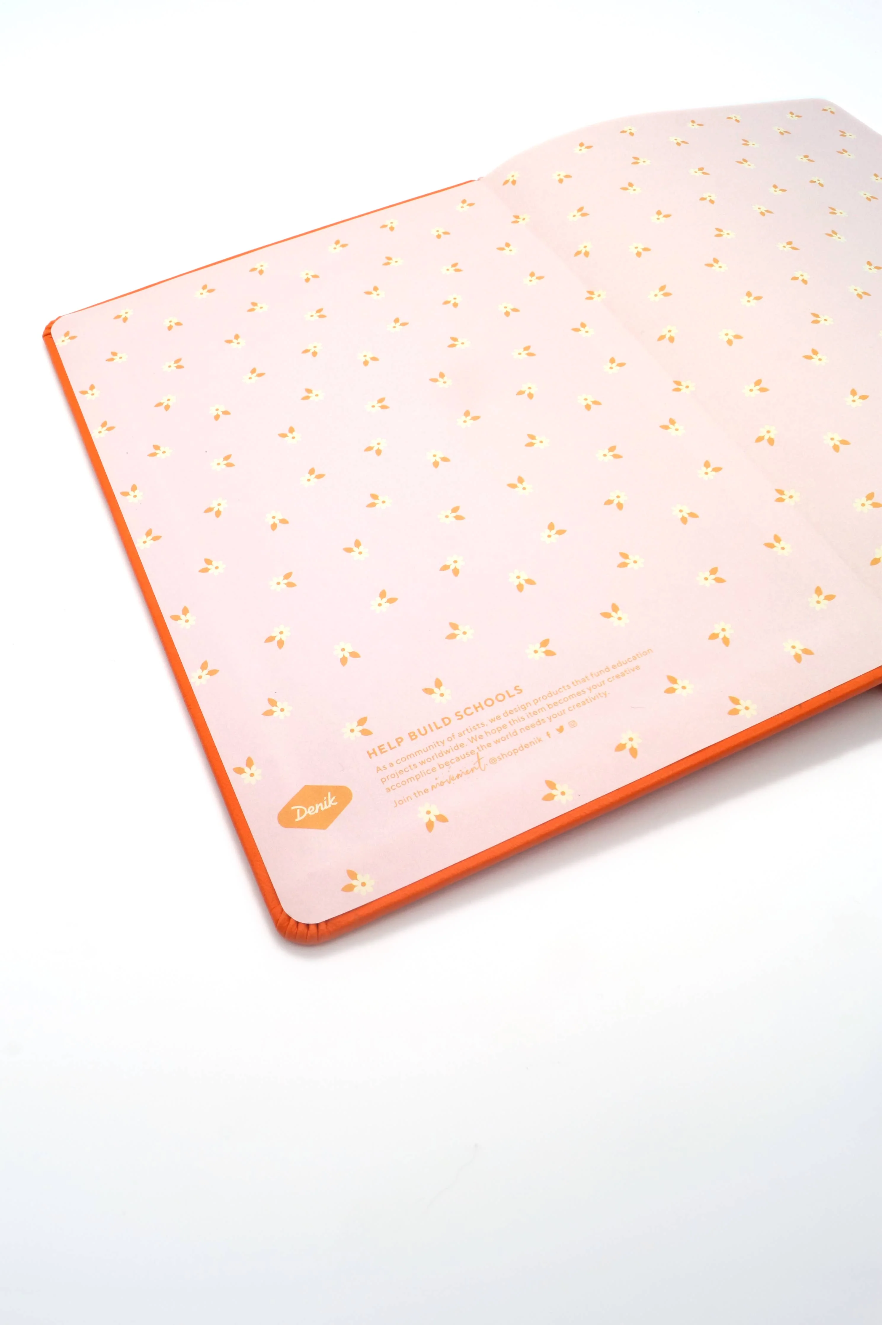Daisy Chain Embroidered Hardcover Journal Notebook - Image 3