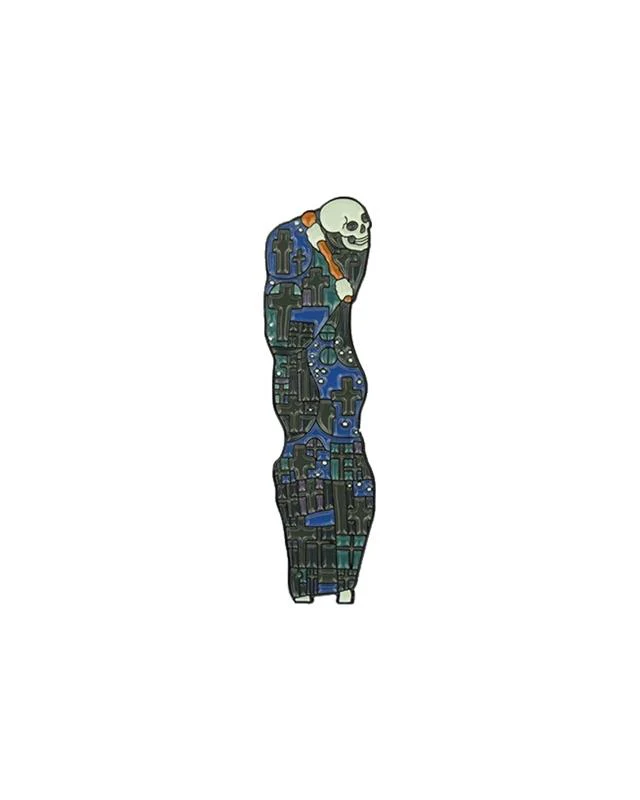 Death and Life Enamel Pin