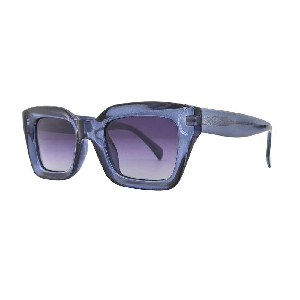 DELPHI | Transparent Blue / Smokey Lens | Polarized Sunglass