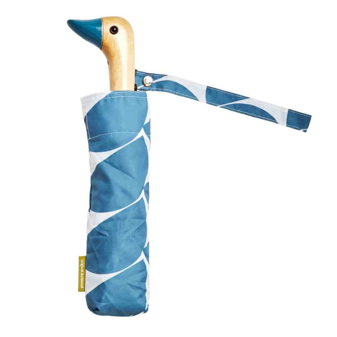 Denim Moon Pattern Eco-Friendly Duckhead Umbrella - Image 2