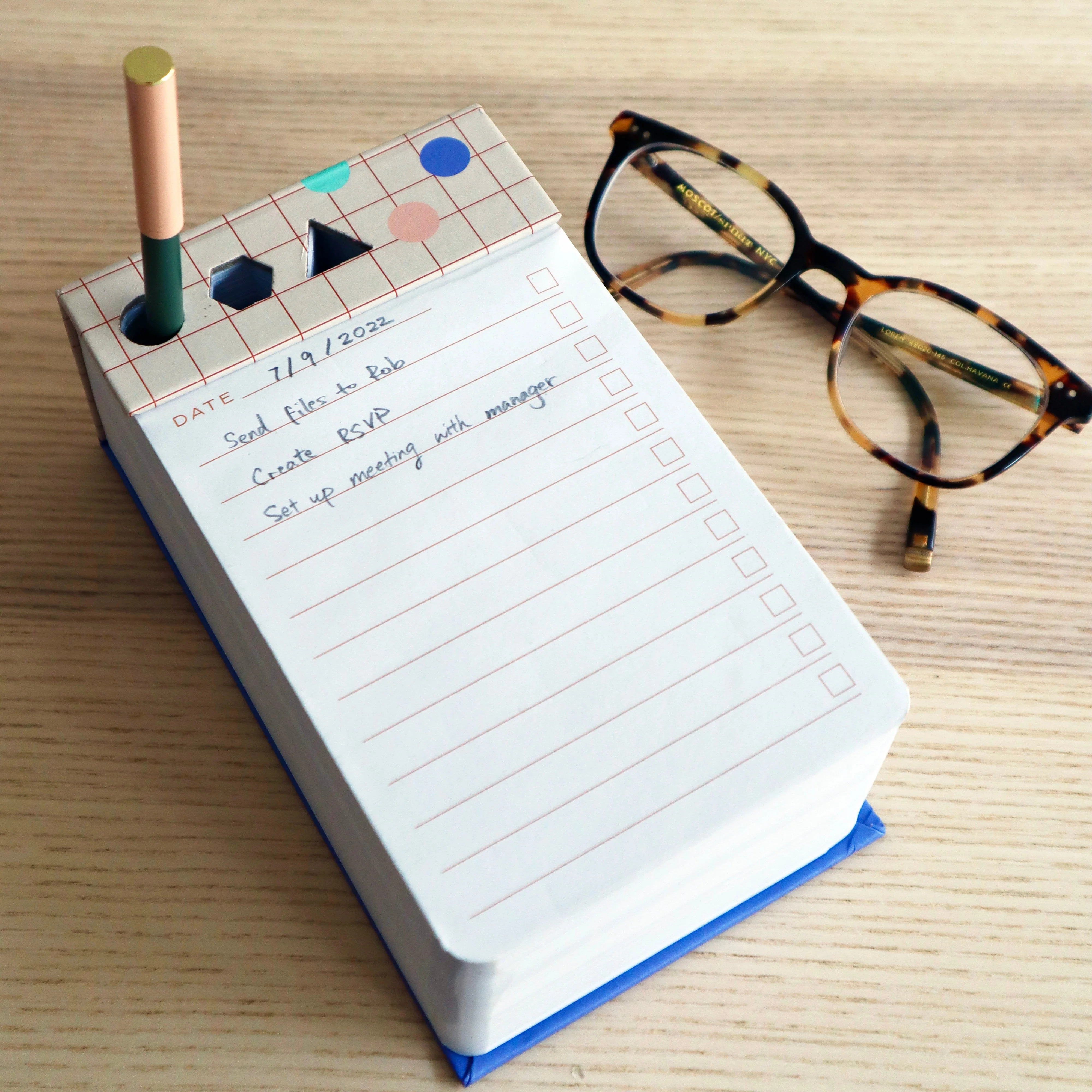 Desk Jotter Pad & Pen - Image 3