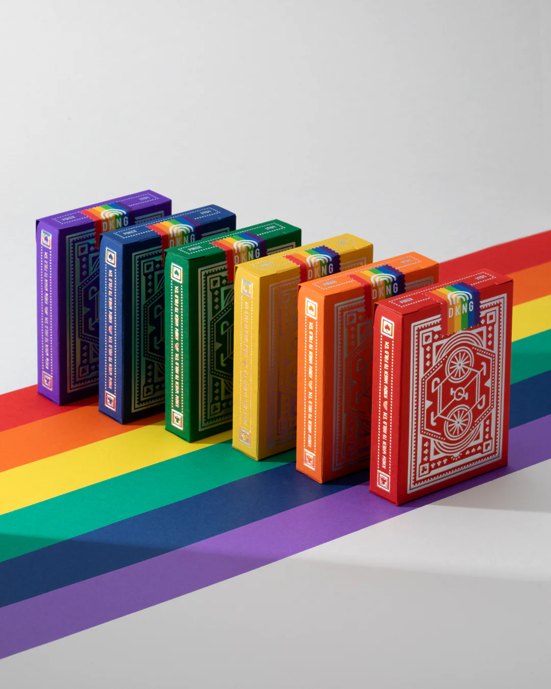 DKNG Rainbow Wheels Playing Cards - Image 5