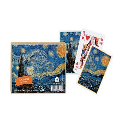 Van Gogh Starry Night Double Deck Playing Cards