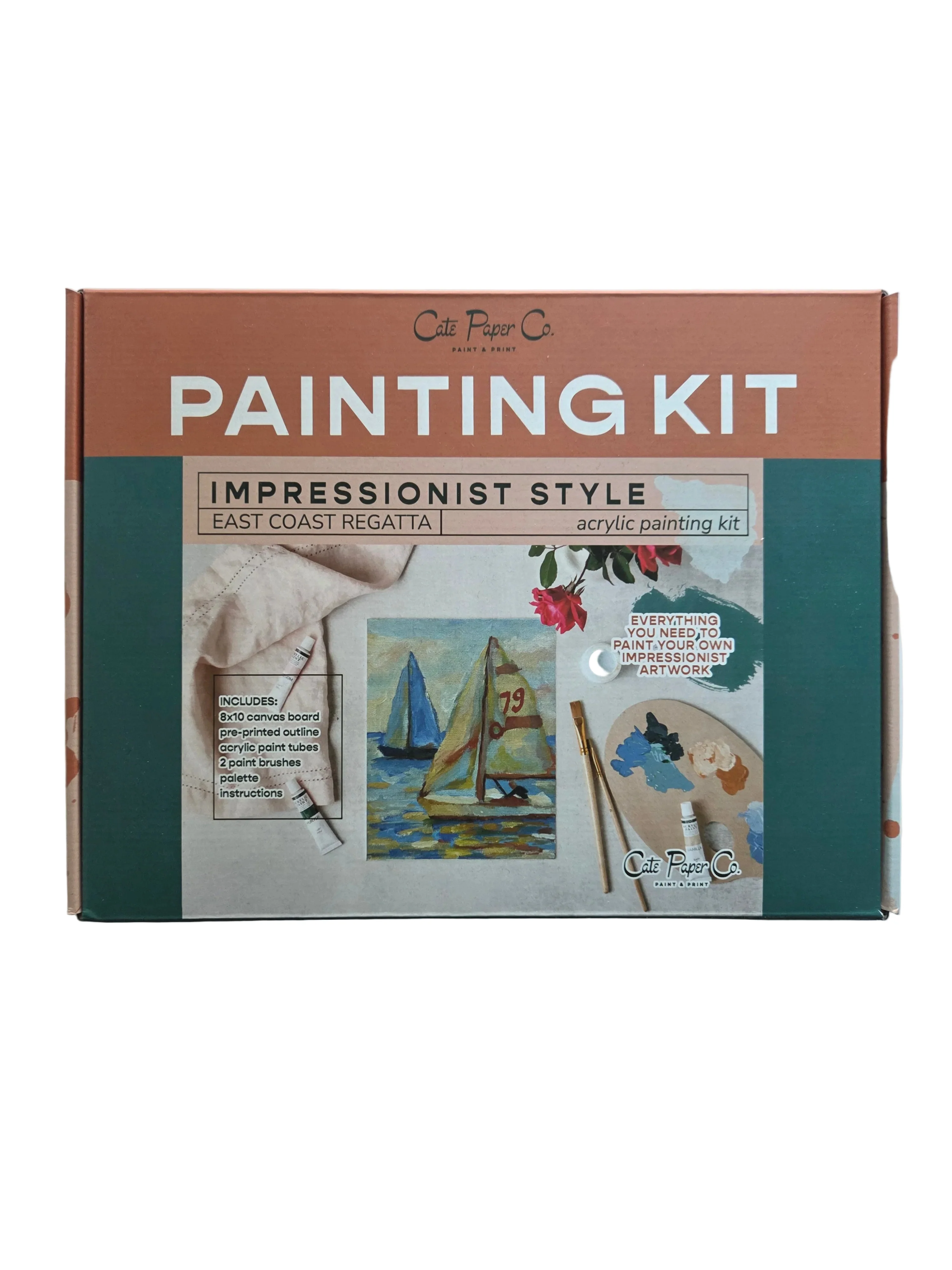 East Coast Regatta painting kit, impressionist painting kit