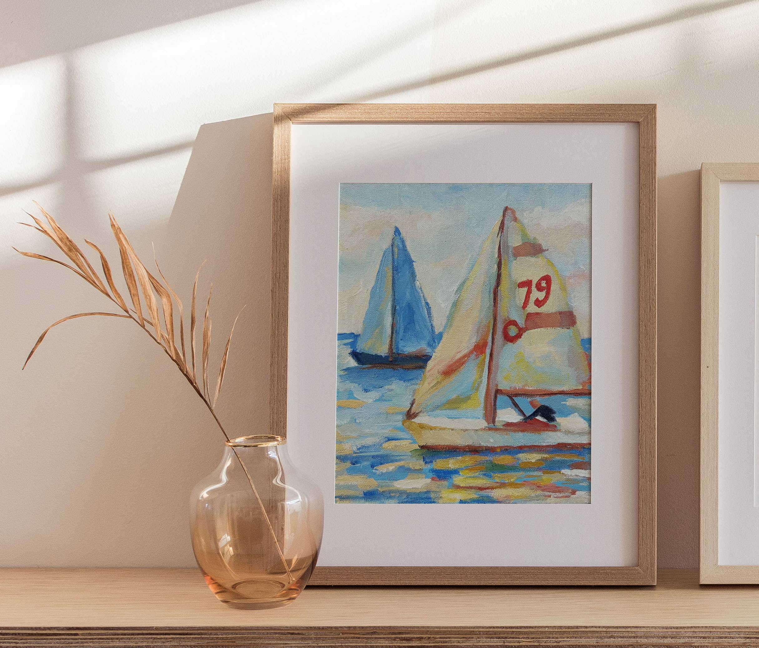 East Coast Regatta painting kit, impressionist painting kit - Image 8