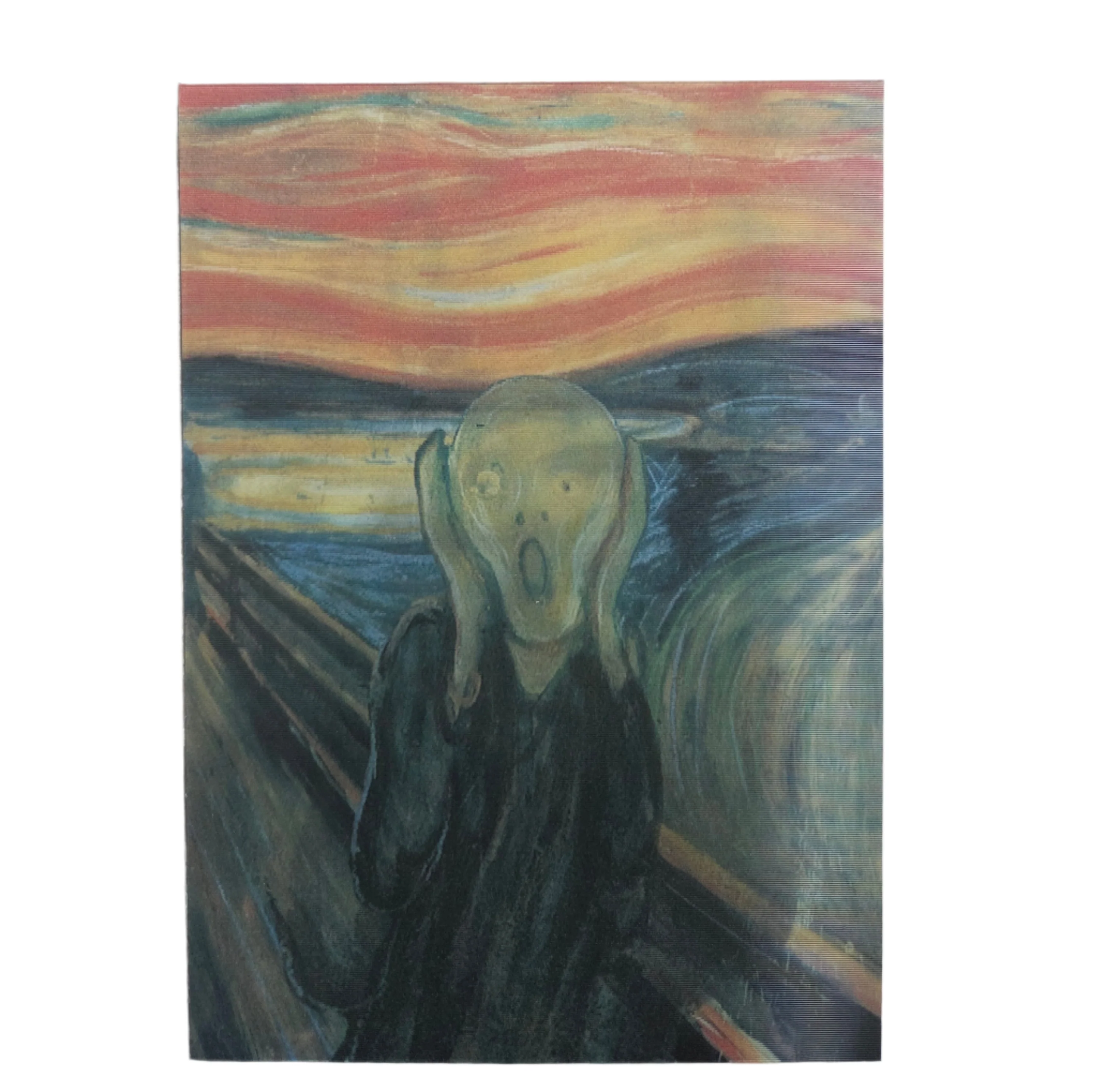 Edvard Munch-The Scream Lenticular Postcard