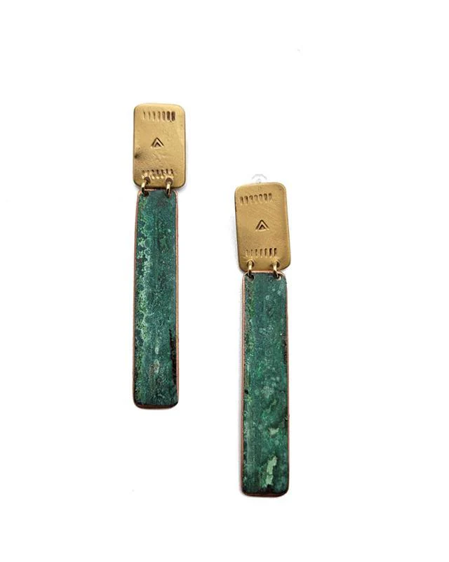Bala Studs Patina Earring