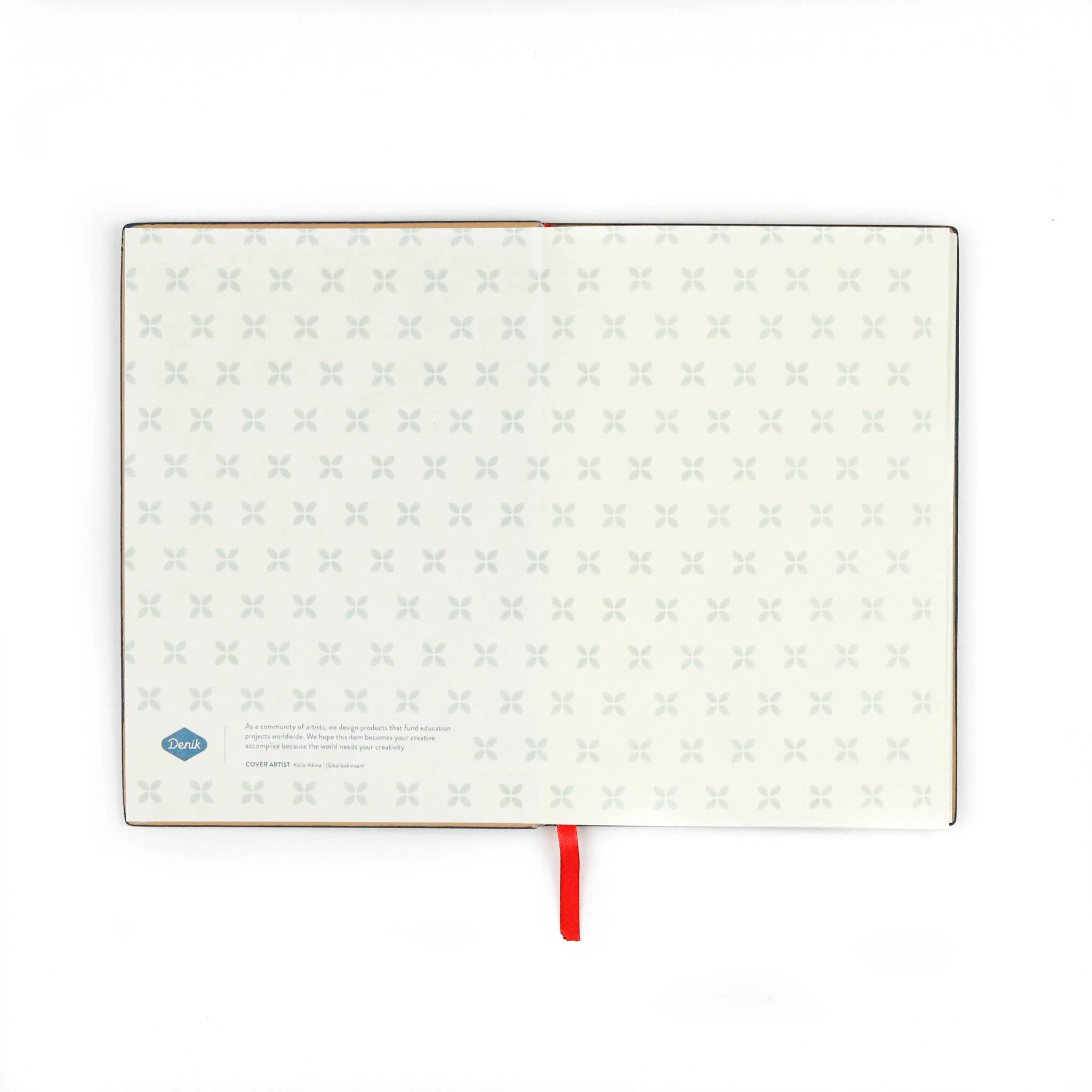 Evelynn Embroidered Layflat Journal Notebook - Image 5