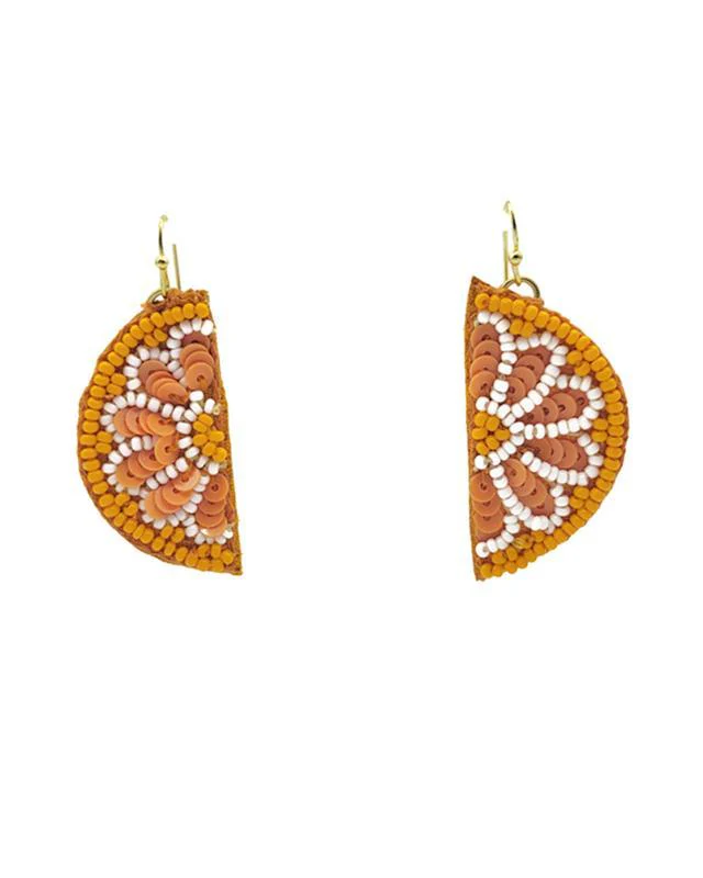 Citrus Beaded Earrings