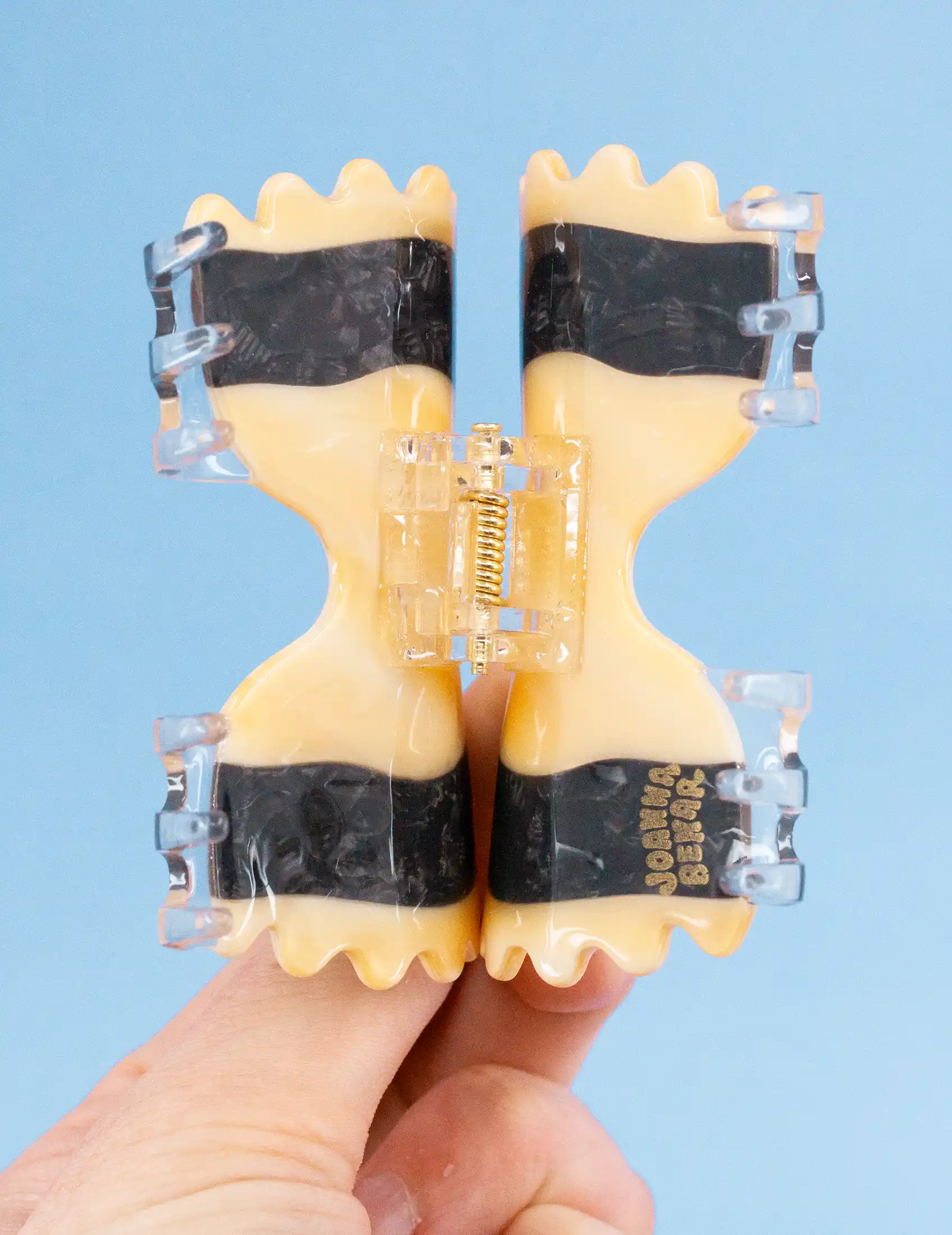 Farfalle Bow Tie Italian Pasta Hair Claw Clip - Image 3