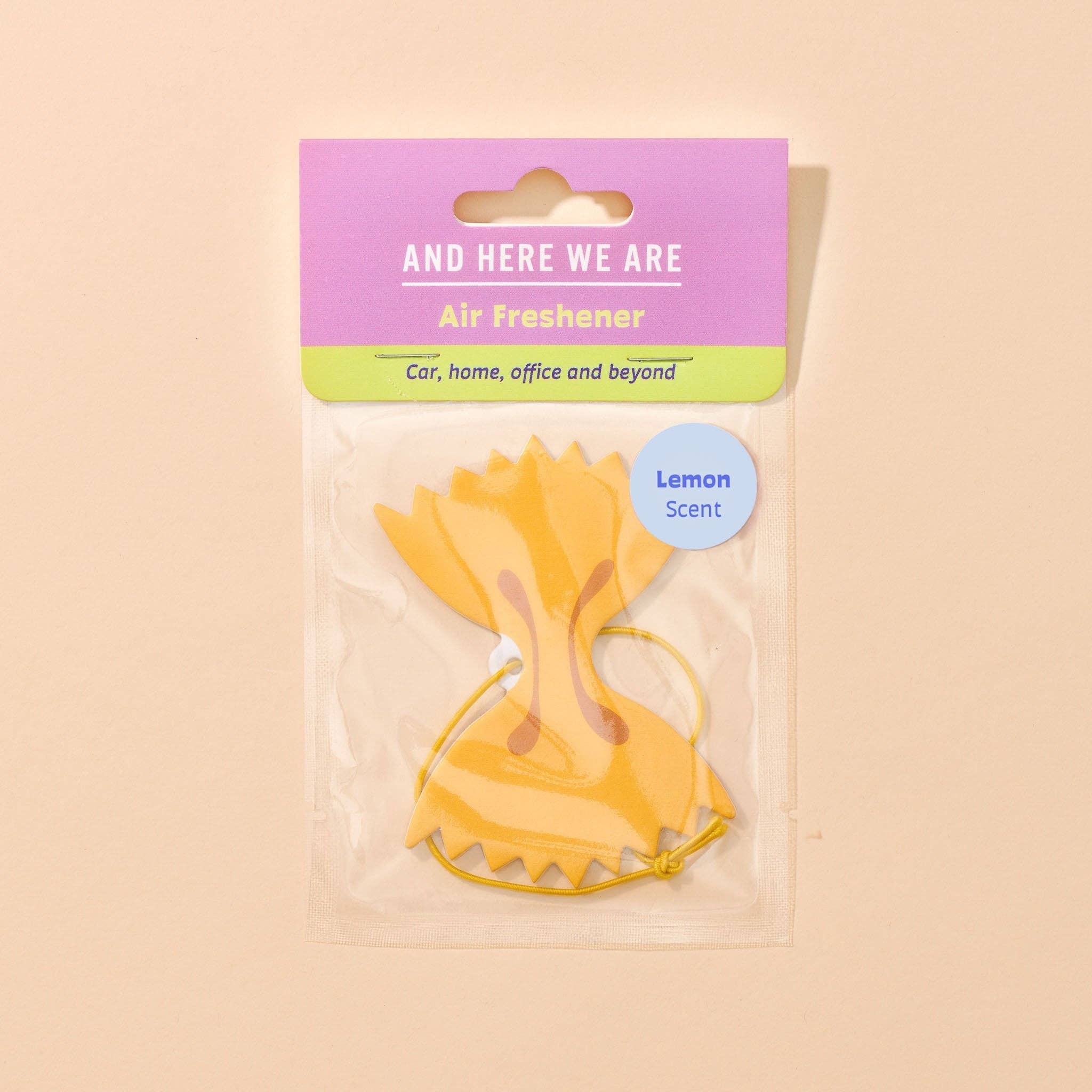 Farfalle Bowtie Pasta Air Freshener - Lemon Scent - Image 4