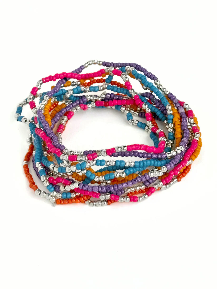Festival Set of Stretchy Bracelets