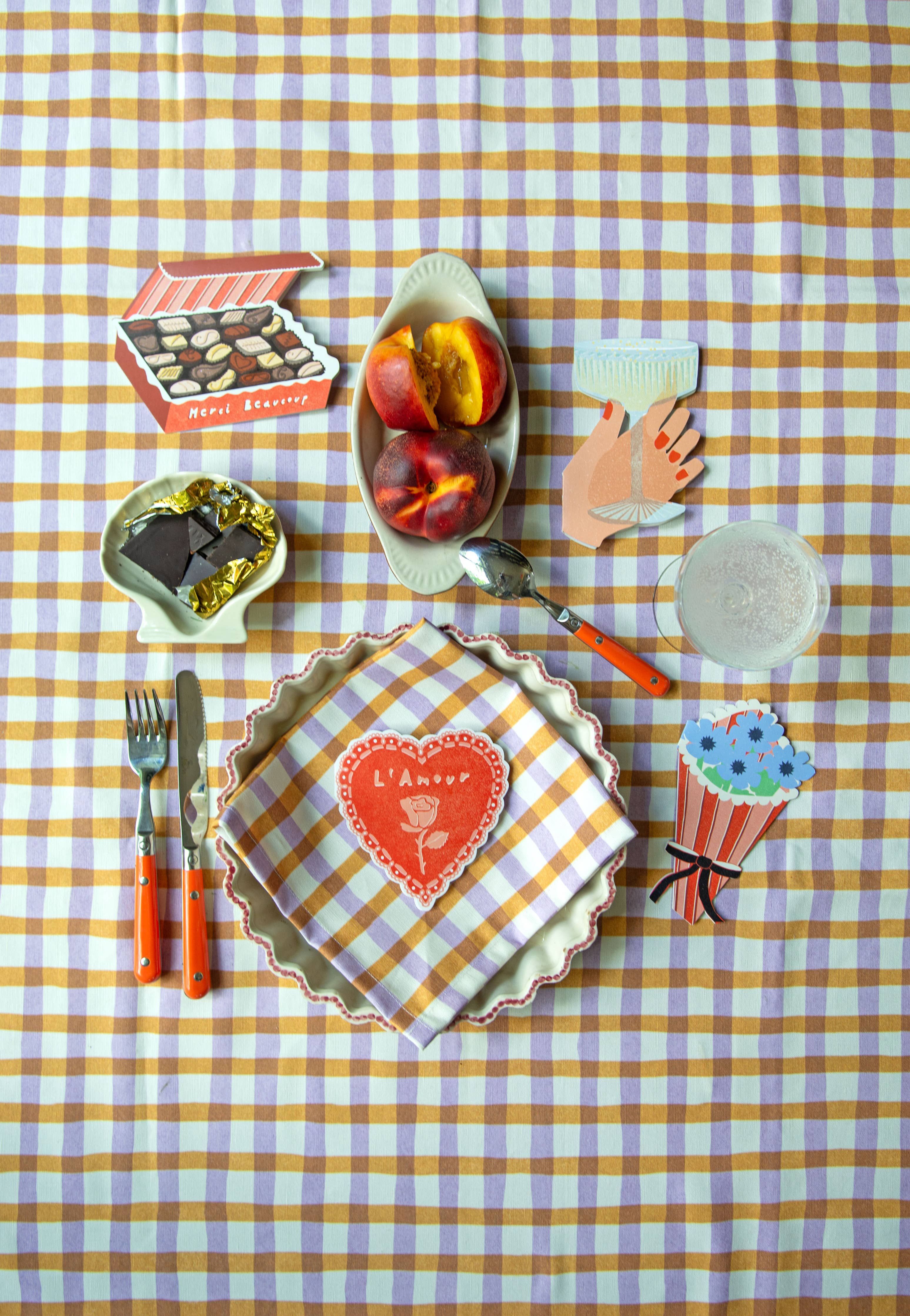Flower Bouquet Amour Collection - Die Cut Card - Image 3