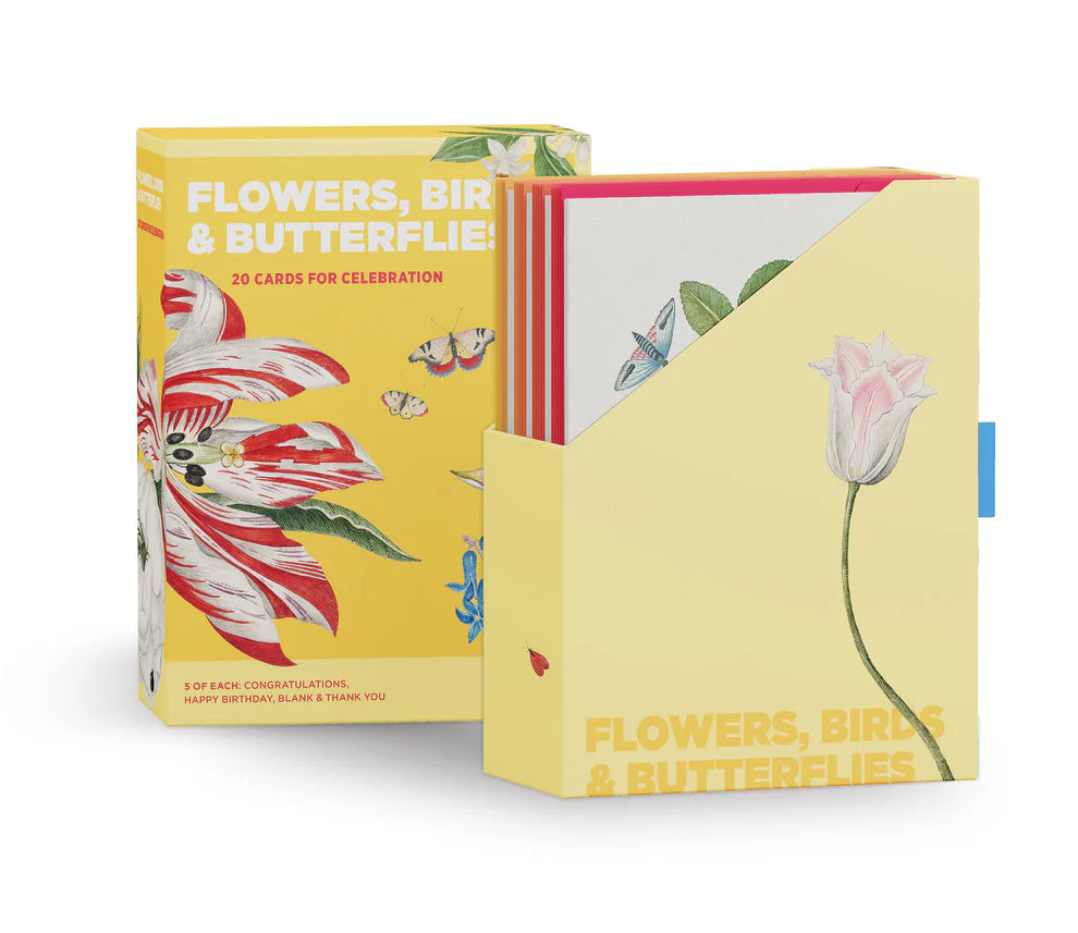 Flowers, Birds, & Butterflies  Celebrations Boxed Notecards - Image 2