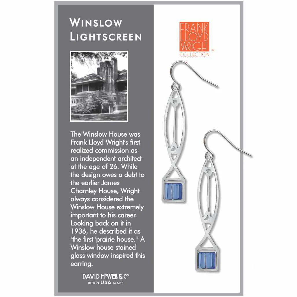 FLW Winslow Lightscreen Earrings - Image 2
