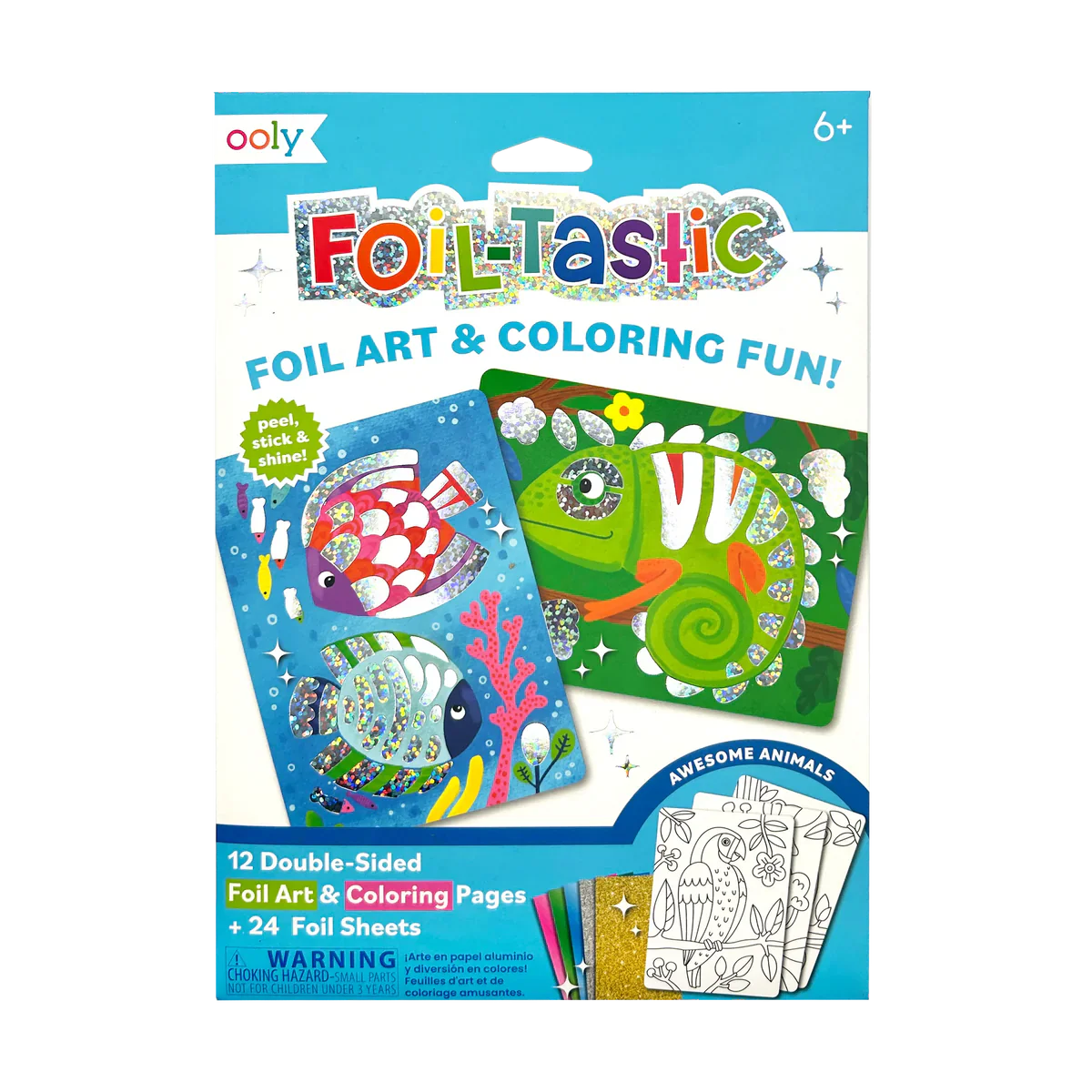 foil-tastic Foil Art Kit: Awesome Animals