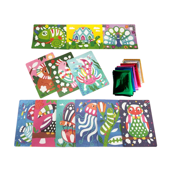 foil-tastic Foil Art Kit: Awesome Animals - Image 2