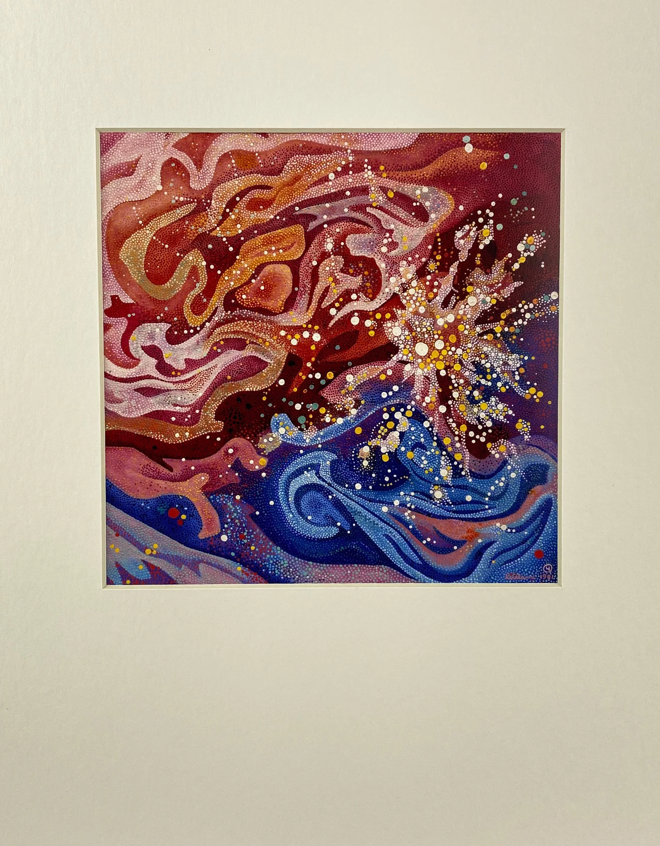 Forces of Energy Matted Print
