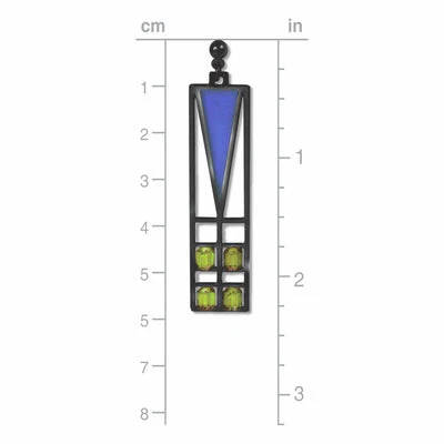 Frank Lloyd Wright Light Screen Earrings - Image 3