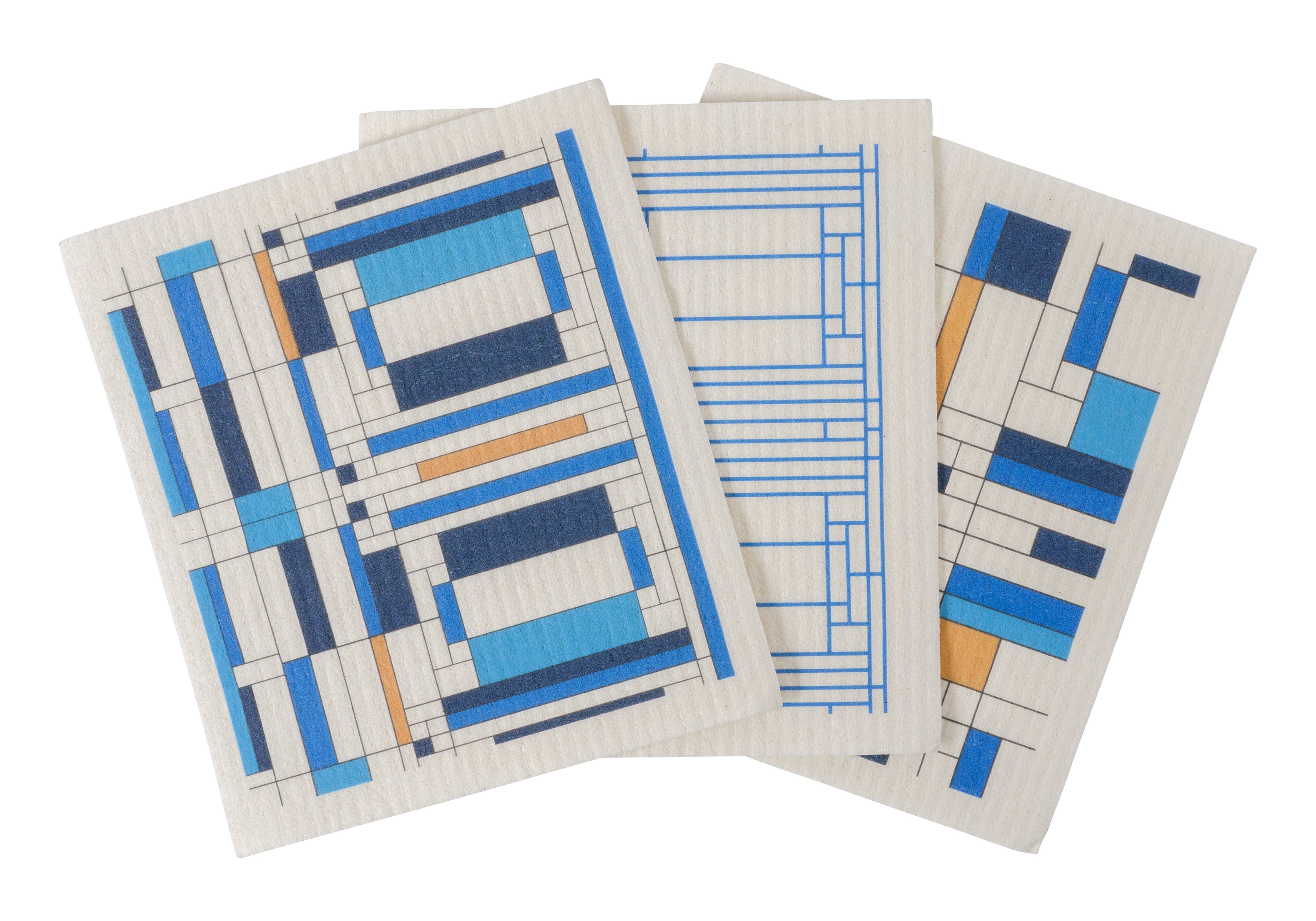 Frank Lloyd Wright Reusable Swedish Dish Cloths-Set Of 3 - Image 5