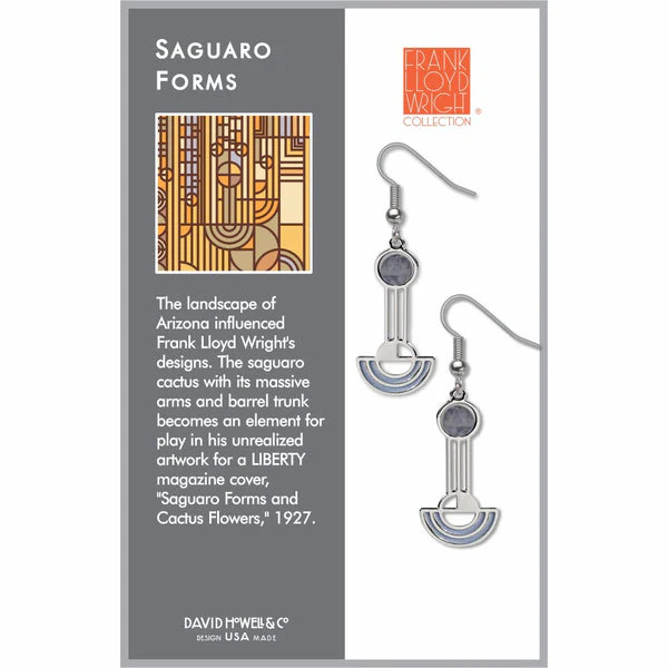 Frank Lloyd Wright Saguaro Forms Earrings - Image 2