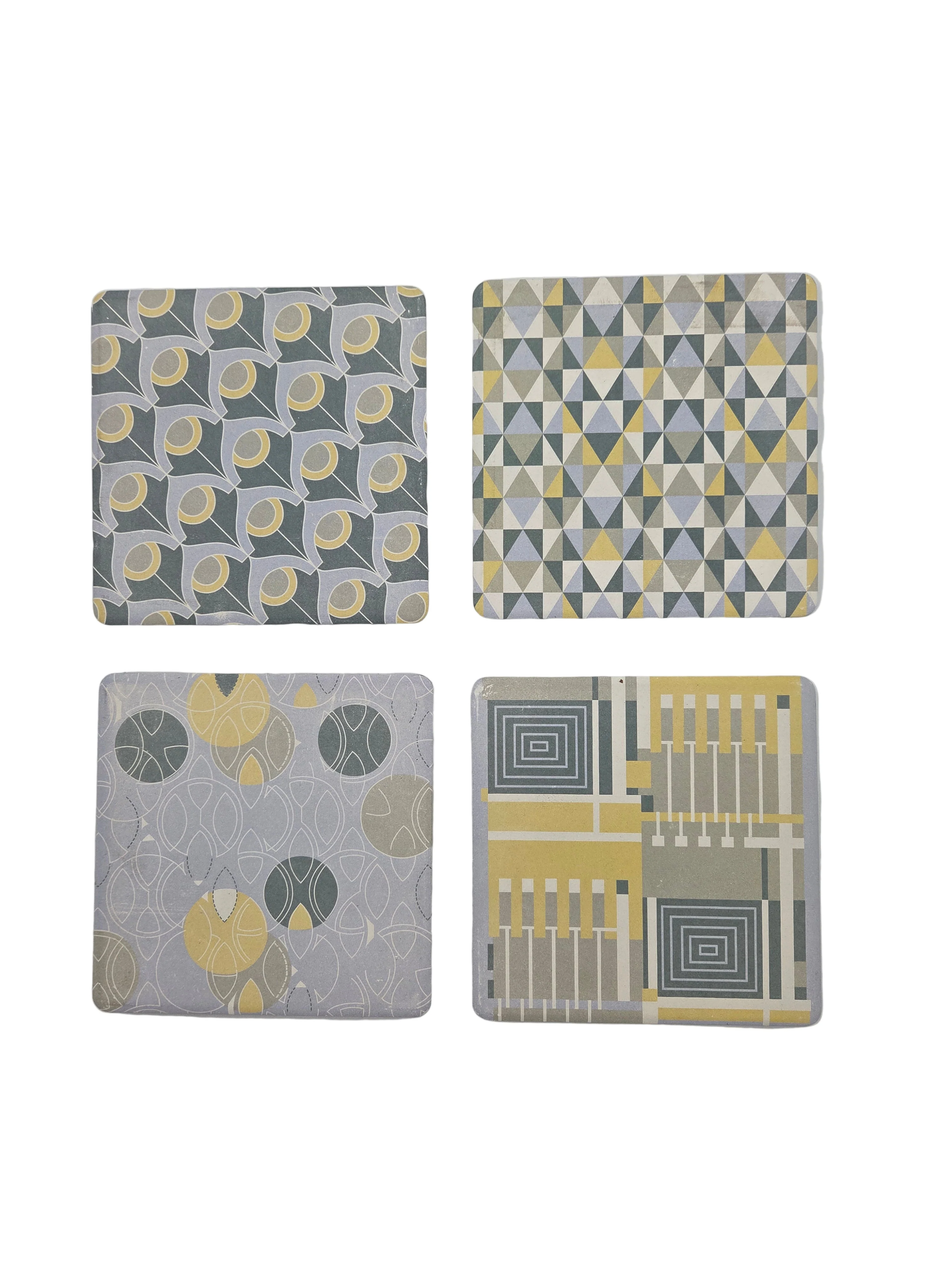 Frank Lloyd Wright Taliesin Line Set of 4 Coasters