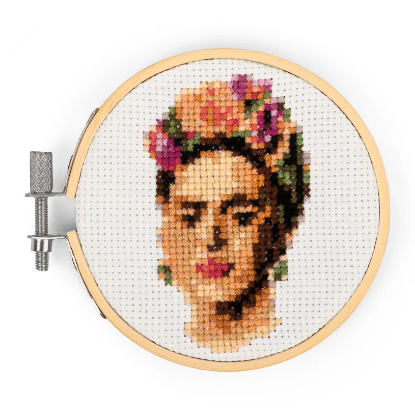 Frida Mini Cross Stitch Embroidery Kit - Image 2
