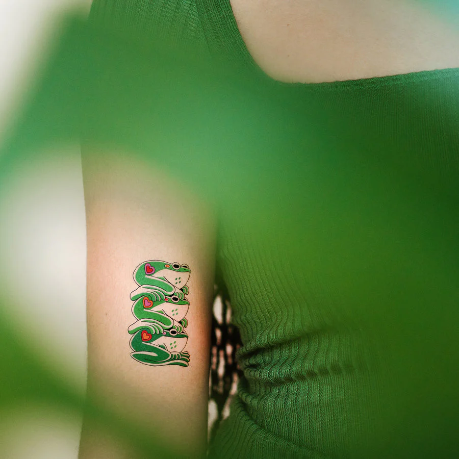 Frog Stack Tattoo Pair - Image 2