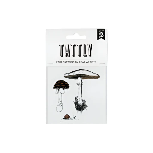 Fungi Garden Trio Tattoo Pair