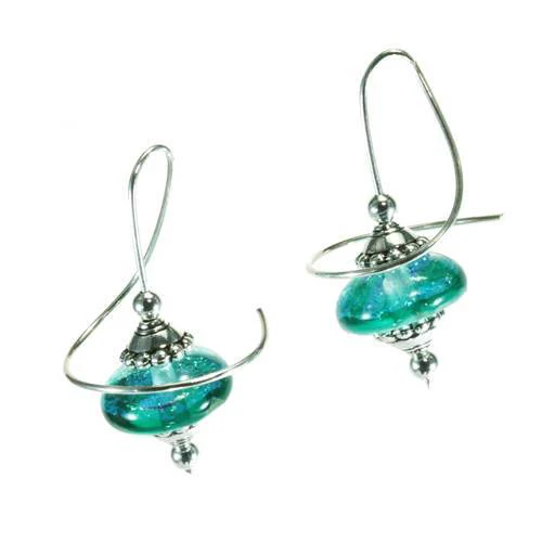 Glass Orb Earrings - Image 5