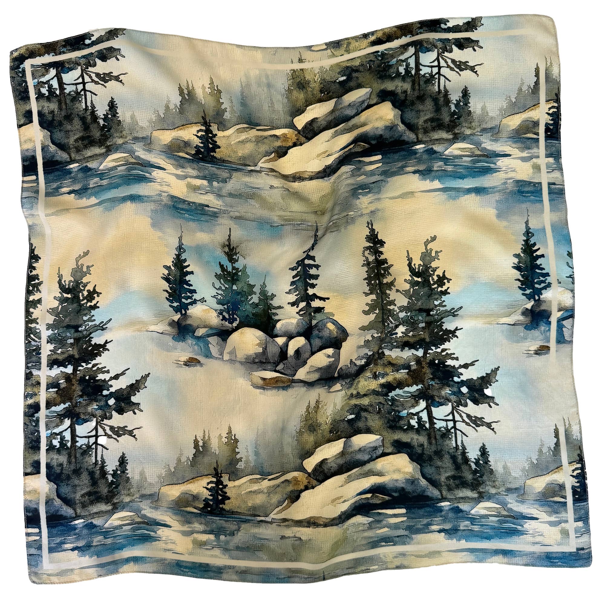 Granby 100% Silk Square Scarf - Image 2