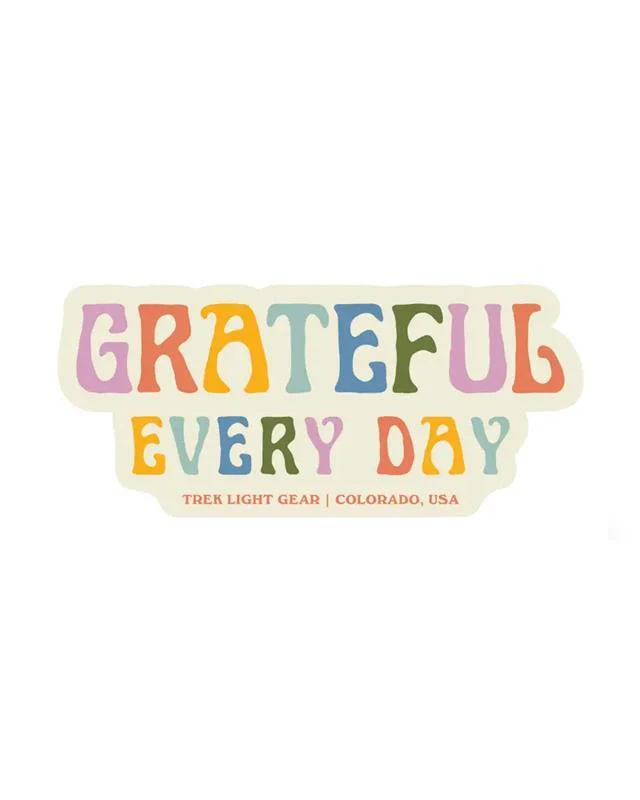 Grateful Every Day Sticker