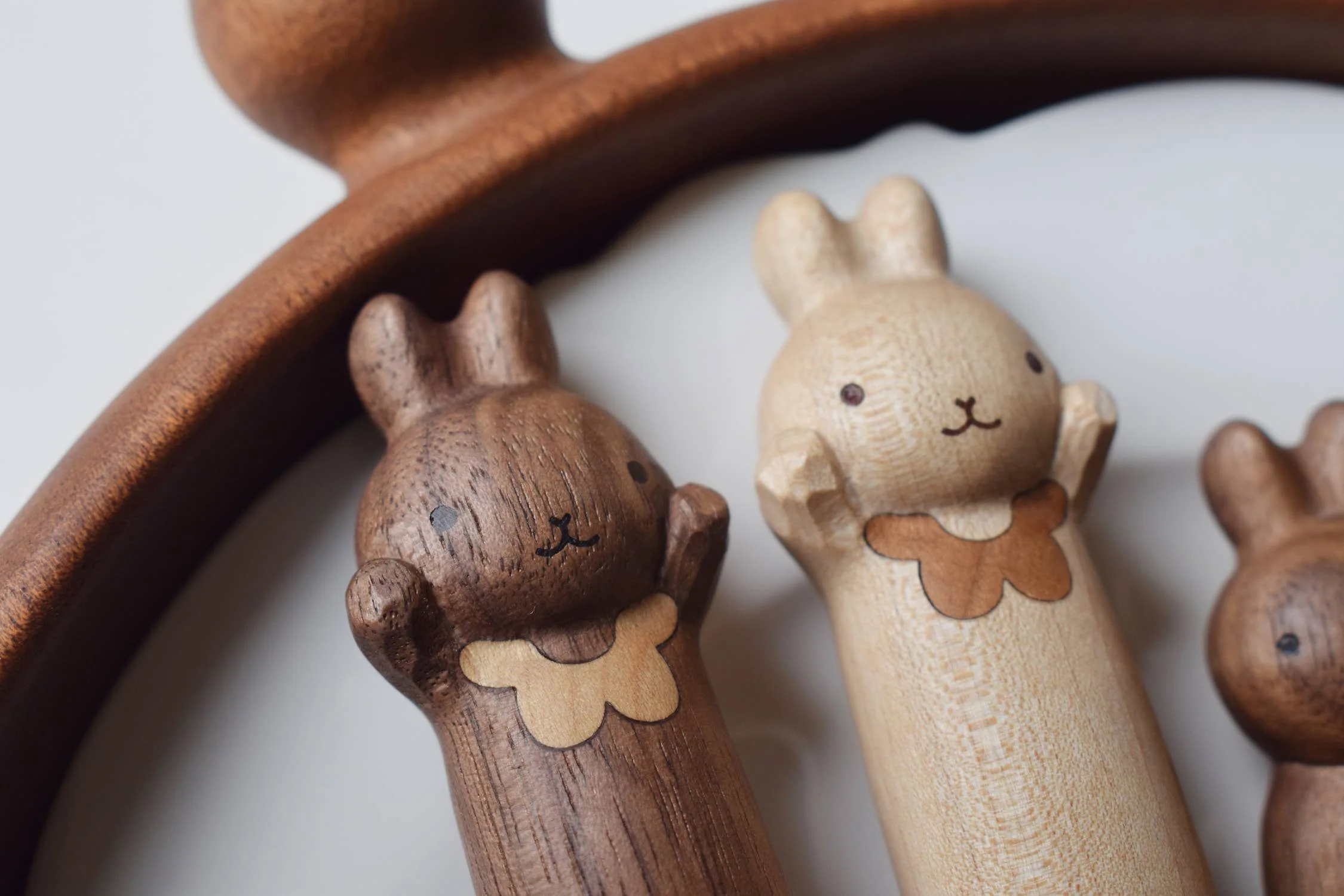 Hand-Carved Bunny Spoon & Fork - Image 11