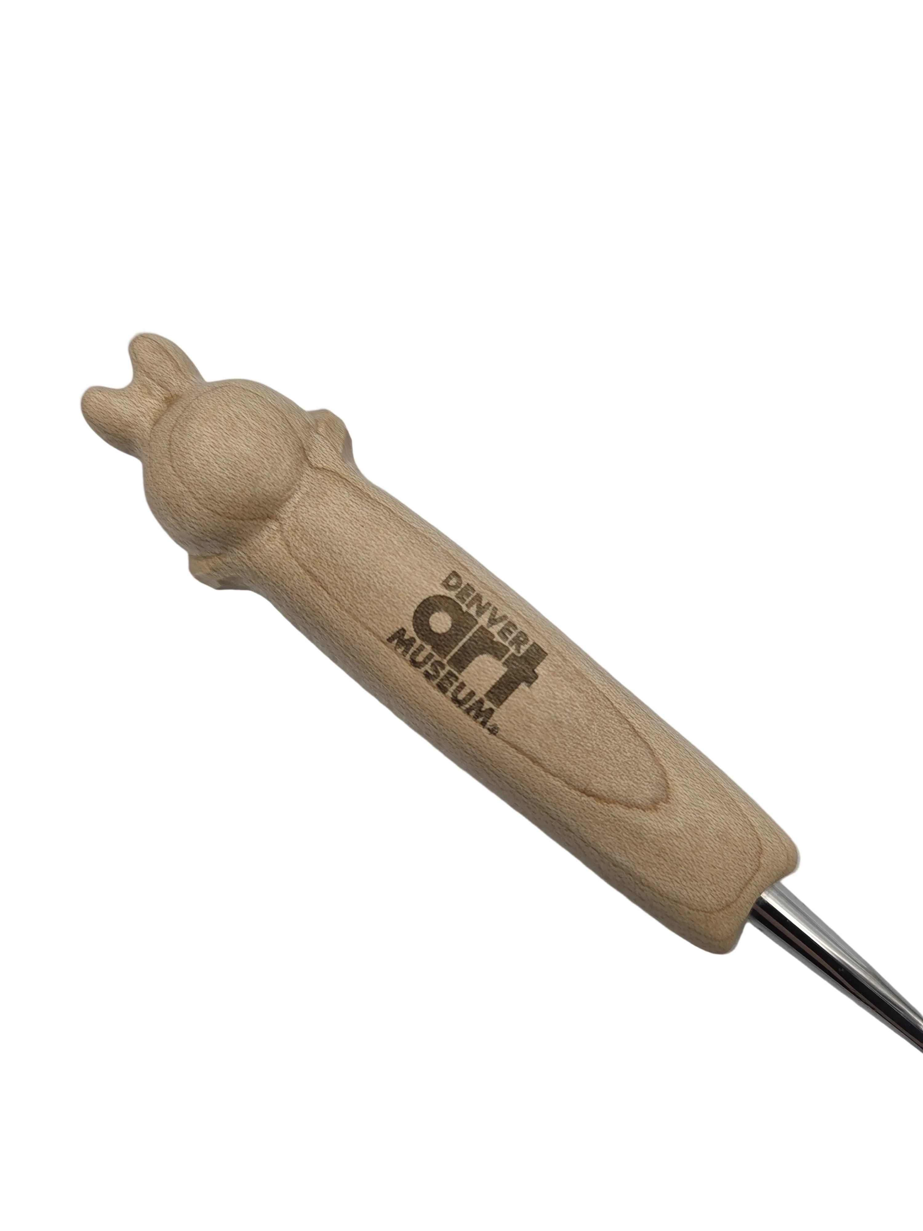 Hand-Carved Bunny Spoon & Fork - Image 2
