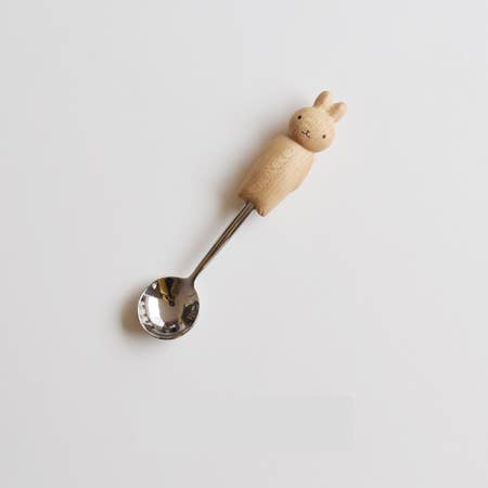 Hand-Carved Bunny Spoon & Fork - Image 6