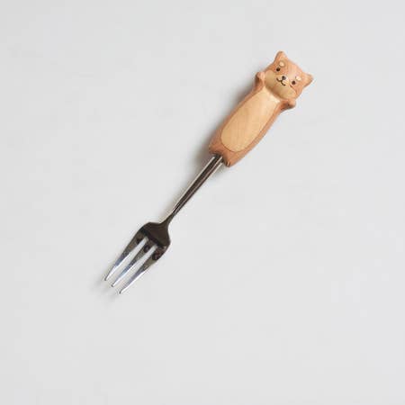 Hand-carved Shiba Spoon & Fork - Image 5