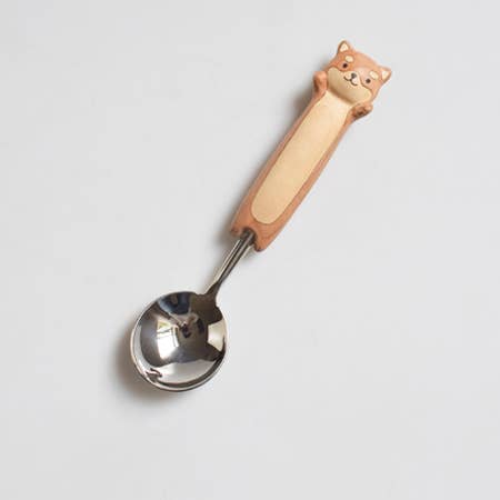 Hand-carved Shiba Spoon & Fork - Image 6