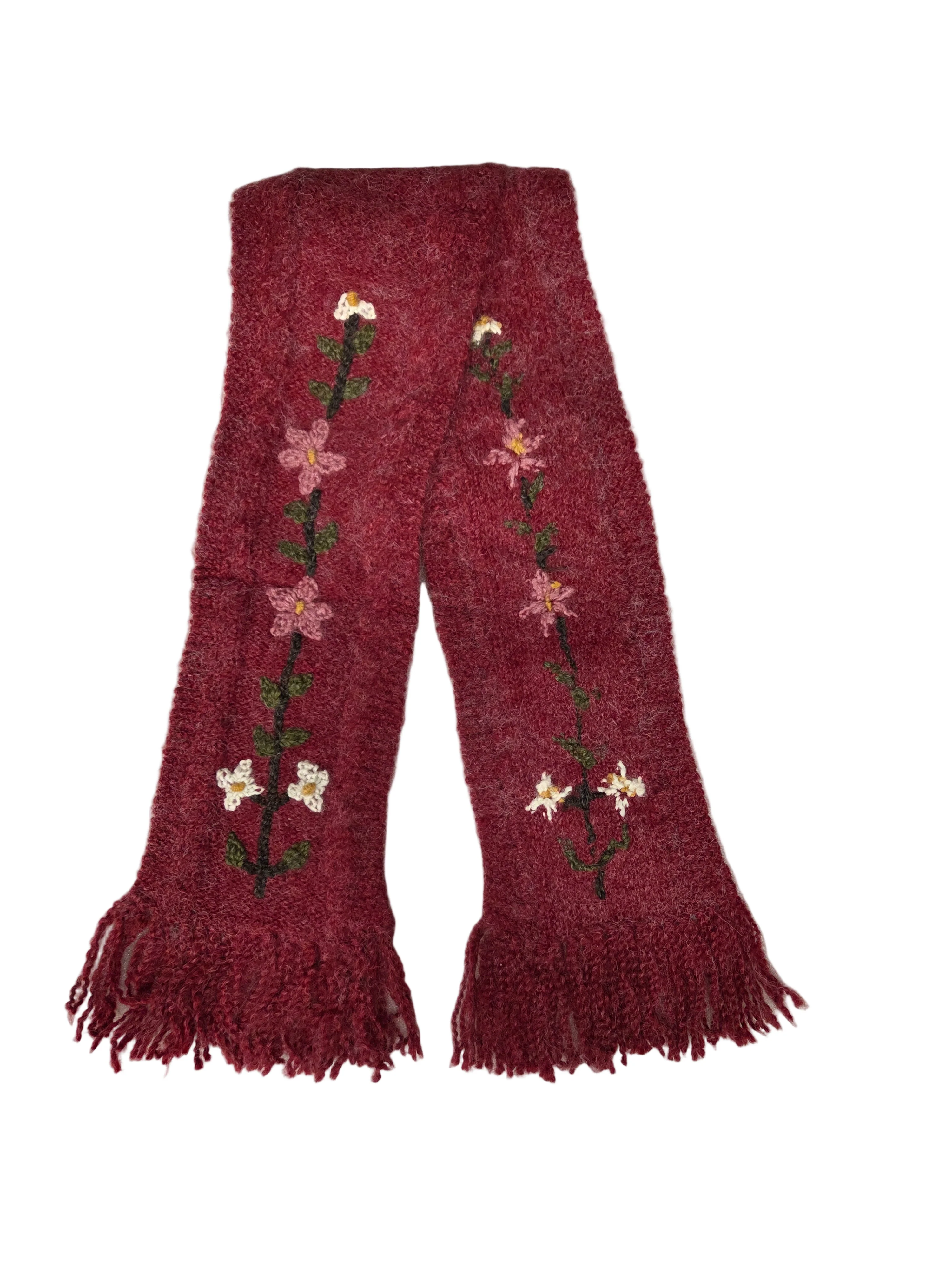 Hand Knit French Scarf