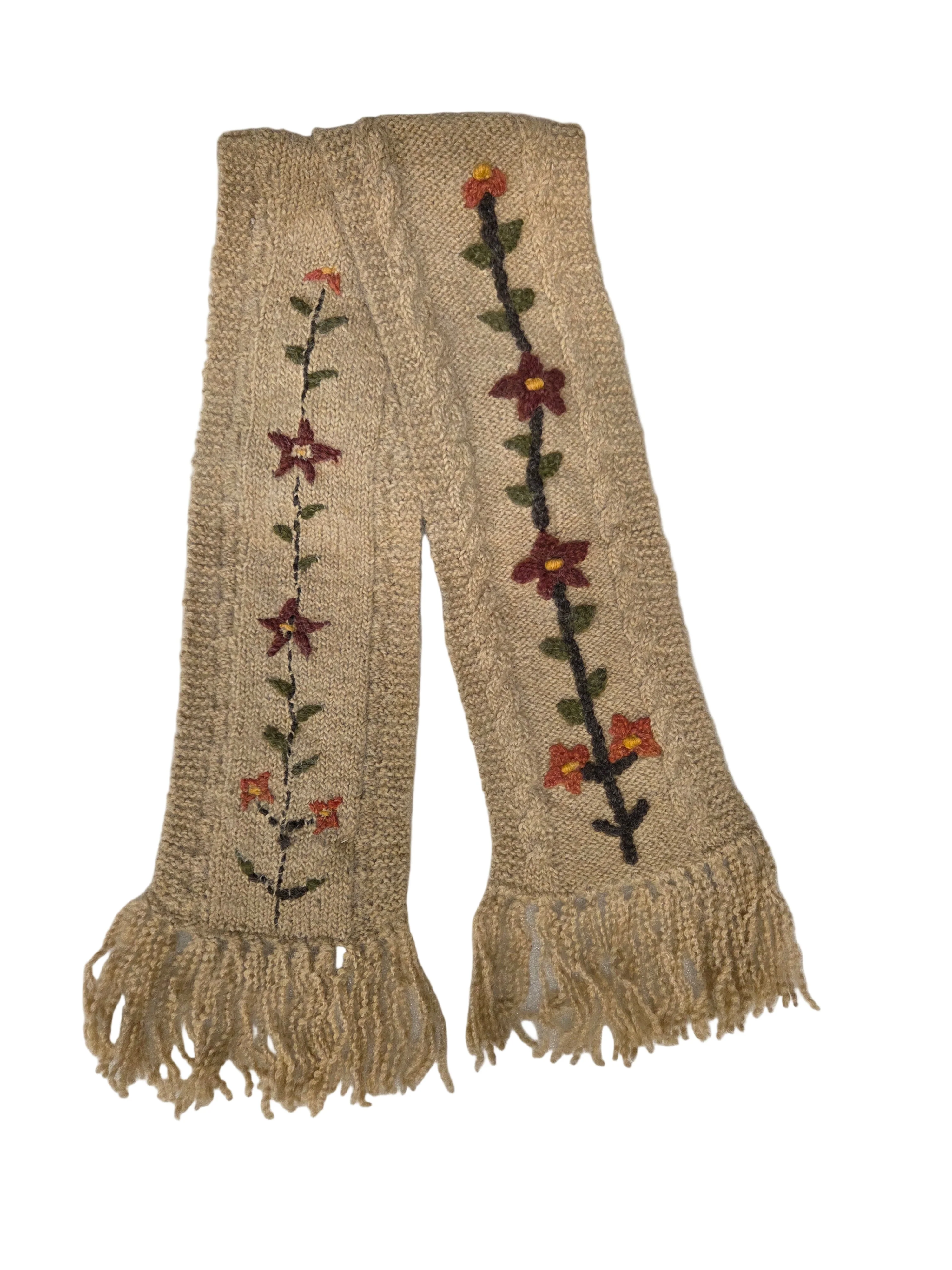 Hand Knit French Scarf - Image 3